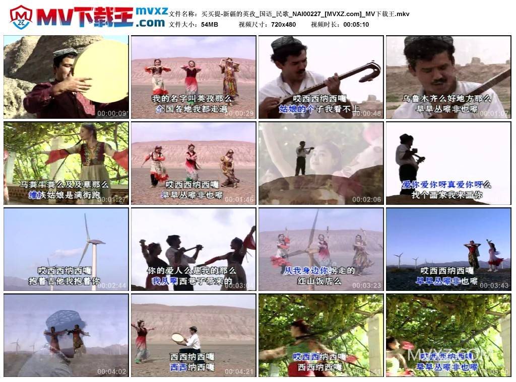 买买提-新疆的英孜_国语_民歌_NAI00227